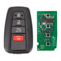 AUTEL IKEYTY8A4AL 4 Botones Universal Programador de Laves Toyota Lexus Type 315/433 MHz